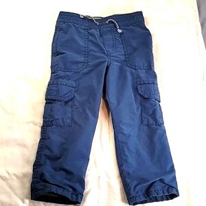 Navy Winter cargo pant lined, 2T